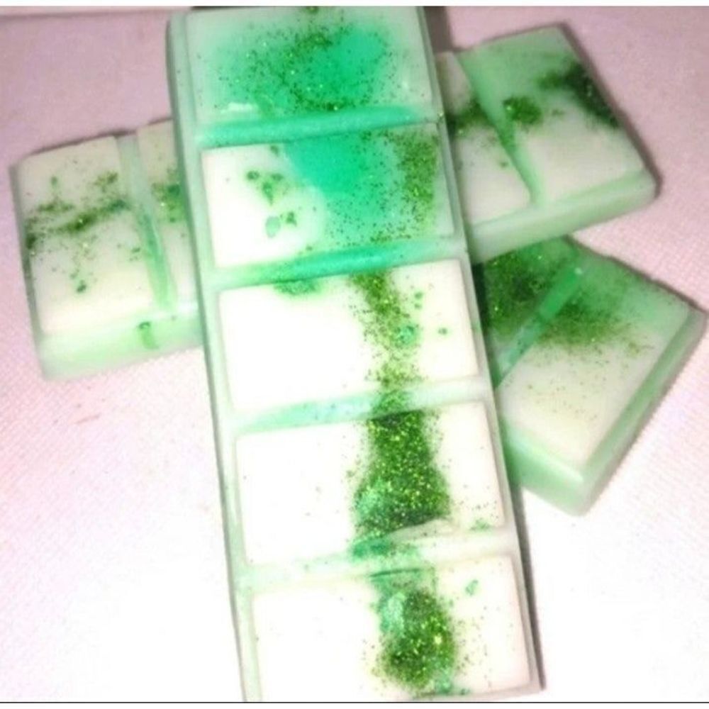 Hand crafted limited edition lucky charmer wax melt glitter bar 1pc